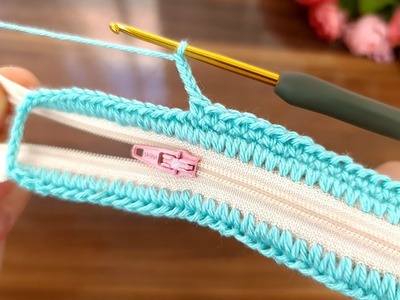 Wow! SUPER ????SO EASY EVERYONE CAN DO IT!????I crochet it for MY ZIPPER and fell in love with the result.