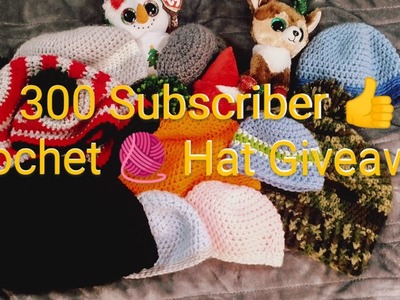 300 Subscriber Giveaway ????❤️ Crochet ???? Hat set ✨ for Reborn Realborn Collector Art Baby Doll ????????????????