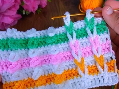 Amazing Keychain cable stitch crochet baby blanket #crochet #knitting
