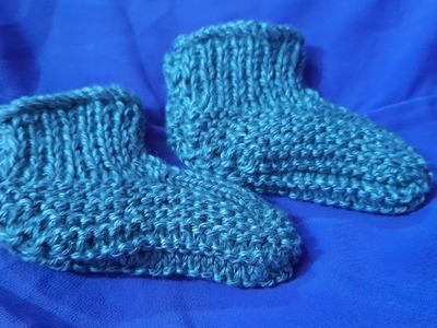 Baby Booties || Socks || Shoes || Full Tutorial || Step by step Knitting.||