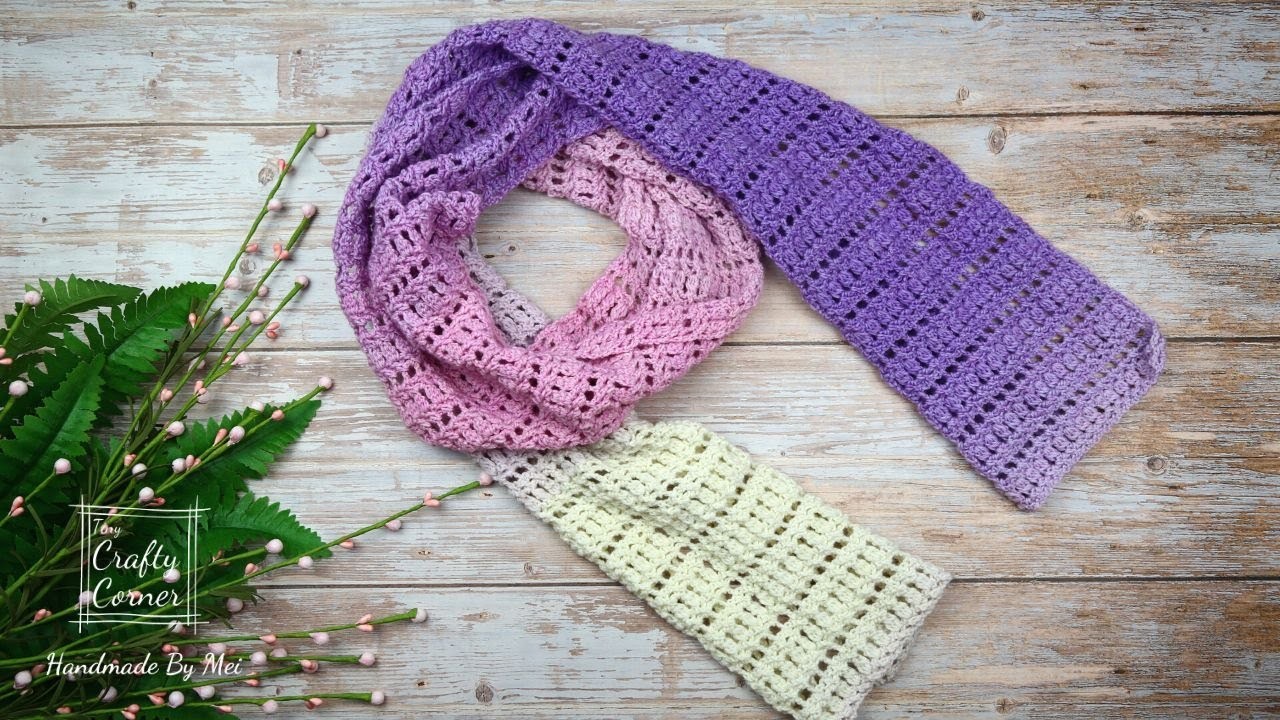 Crochet A Beautiful Scarf With These Stitches