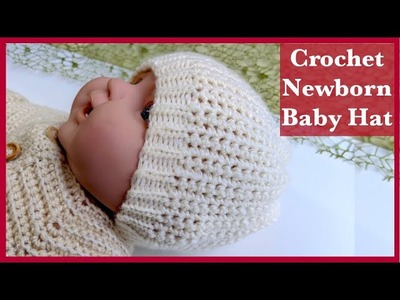 Crochet Newborn Baby Hat (Beanie)