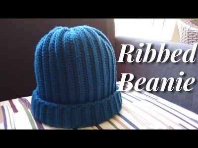 Crochet Ribbed Beanie | Crochet by Efsha