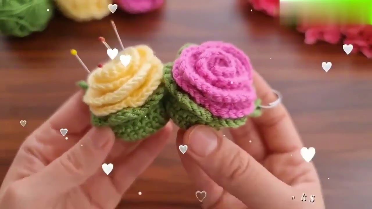 Crochet Souvenirs​ Roses​ pattern​ SUITABLE GIFTS FOR CHRISTMAS 2023