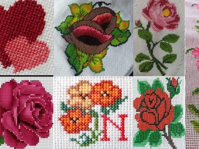Cross Stitch embroidery designs and flower ???????? pattern designs