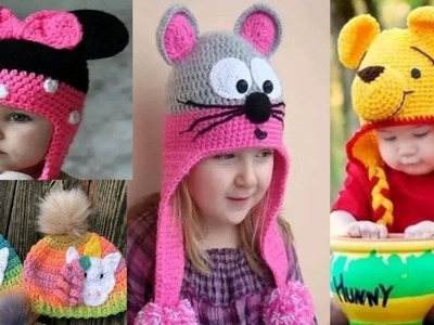 Cute crochet Winter hats for kids