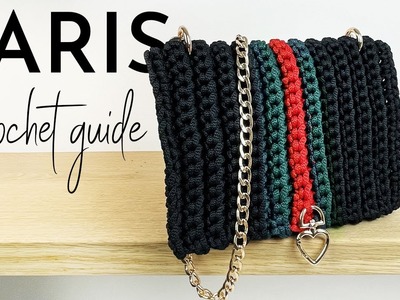 Easy CROCHET Bag | Paris Crocheting Guide | Elegant Flap Bag