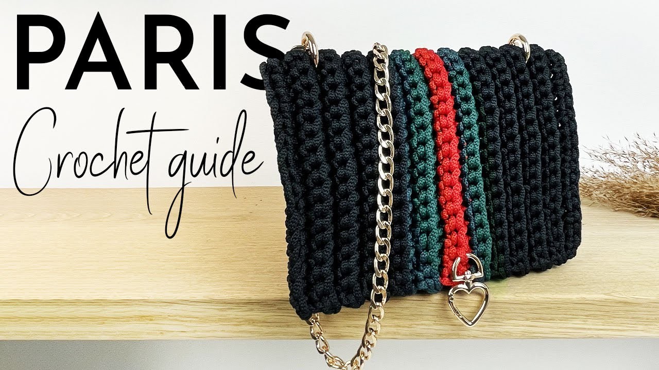 Easy CROCHET Bag | Paris Crocheting Guide | Elegant Flap Bag