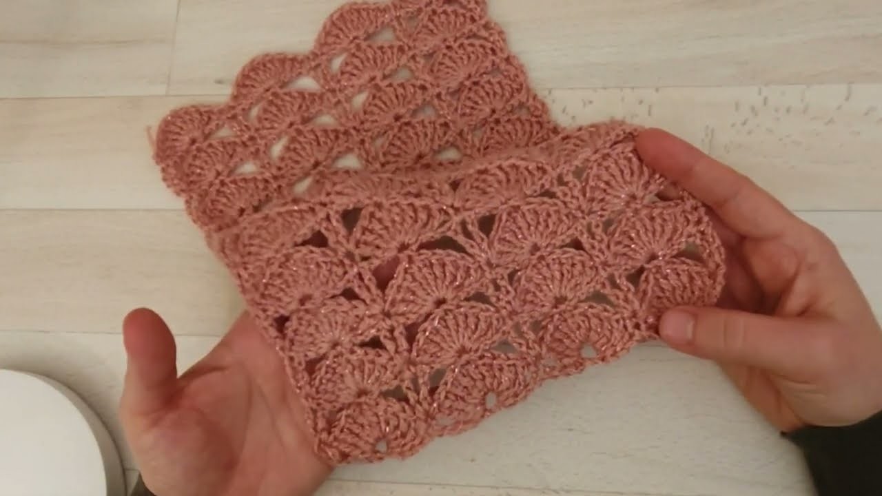 Einfach Super HäkelnTuch Muster. Easy Crochet Scarf or Shawl Pattern