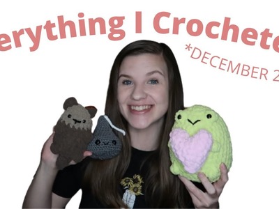 Everything I Crocheted In December 2022 | What I Crocheted In One Month