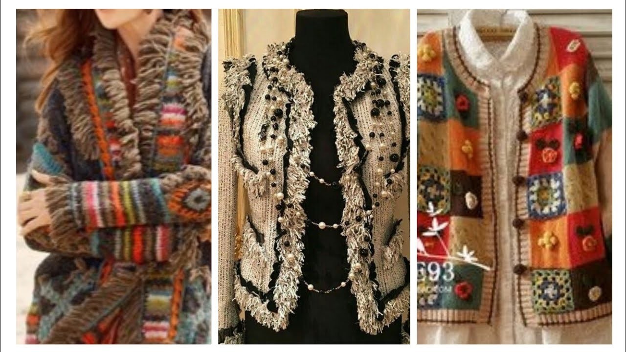Fabulous and unique free crochet pattern crochet long  jacket