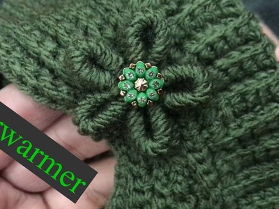 Hairband with crochet, crochet beautiful flower, Ear warmer handmade. craft flower with wool