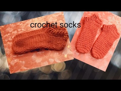 How to chrochet slipers fast n easy. Beautiful crochet socks v easy.