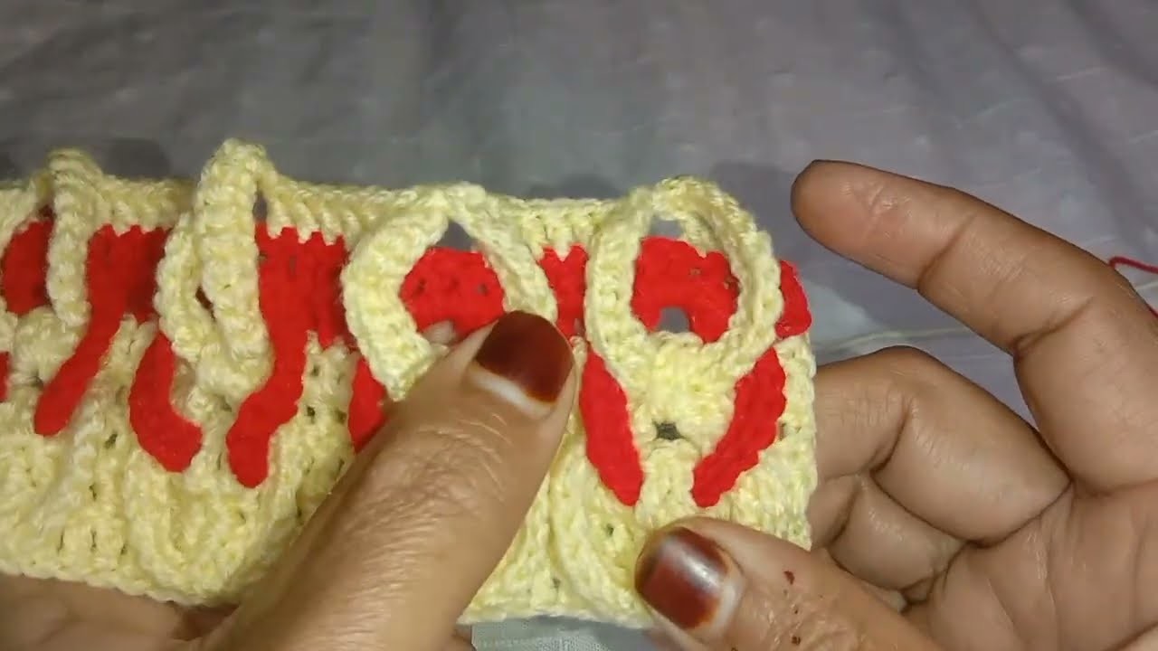 How to Crochet Beautiful braid pattern new style for the scarf,sweater and balnket