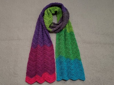 HOW TO CROCHET easy scarf