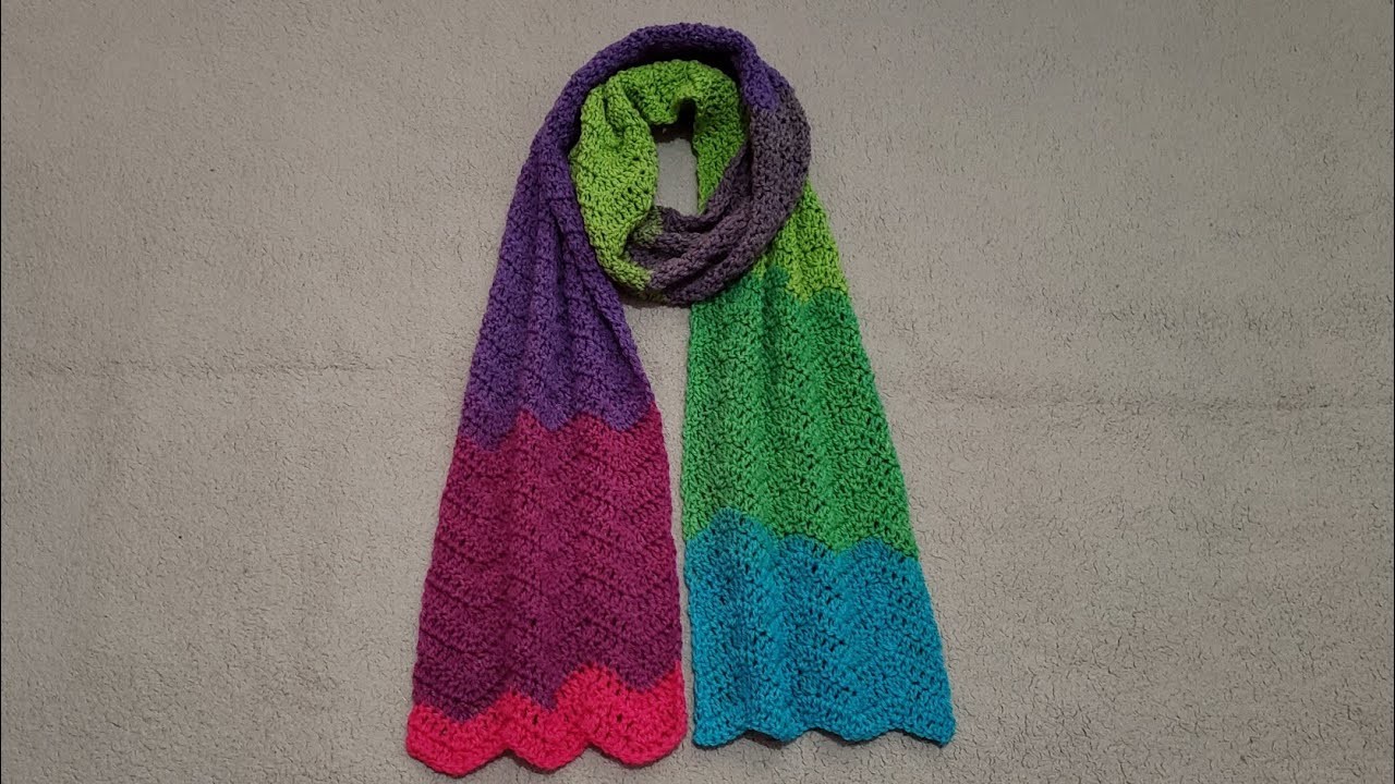HOW TO CROCHET easy scarf