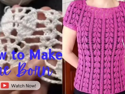 How to crochet line born cord beautiful! ! new style 2023