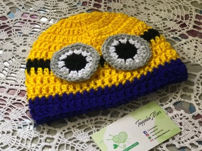 How to Crochet Minion Beanie.cap || easy pattern & beginners friendly ||TN Crochet Gallery