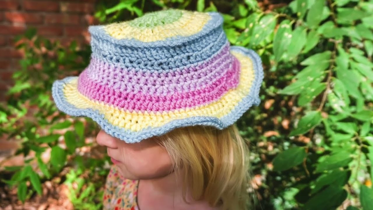 Kids Bucket Hat Crochet Pattern