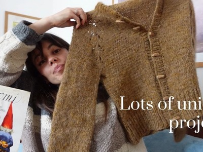 My wild knitting podcast | Ep.19 | Warm unspun projects and childhood crafted objects