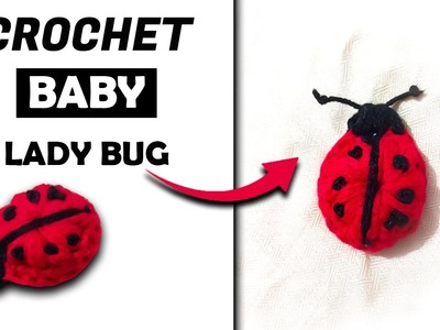 SUPER CUTE Crochet Baby Lady bug turorial | Lady Bird Amigurumi | Lady Beetle free pattern