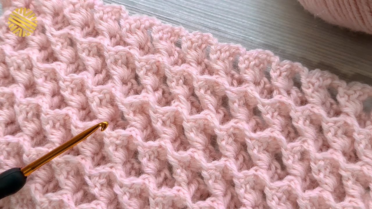 SUPER EASY Crochet Pattern for Beginners! ???? ✅ Amazing Crochet Stitch for Baby Blankets and Bags ✅