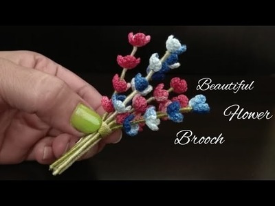 VERY BEAUTIFUL FLOWER BROOCH | VERY EASY TO MAKE