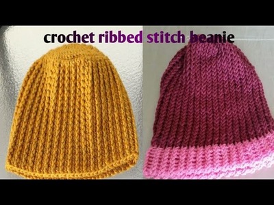 Very beautiful idea. eye catching crochet beanie pattern #crochet