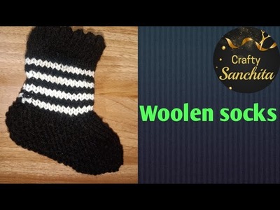 Woolen socks #baby_socks #woolencraft