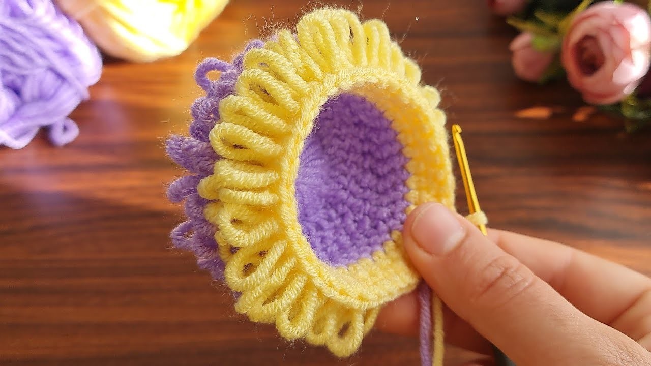 Wow!! Super Crochet ✔️ How to make eye catching crochet knitting ,useful crochet decorative basket.