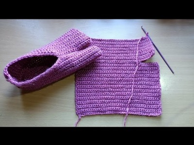 Wow????super easy and comfortable crochet socks for adult|crochet for beginners