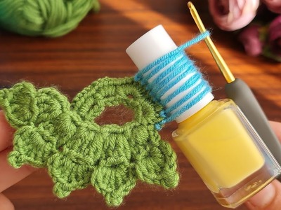 Wow!! Super easy useful crochet knitting keychain ???? very easy idea ,sell and gift.