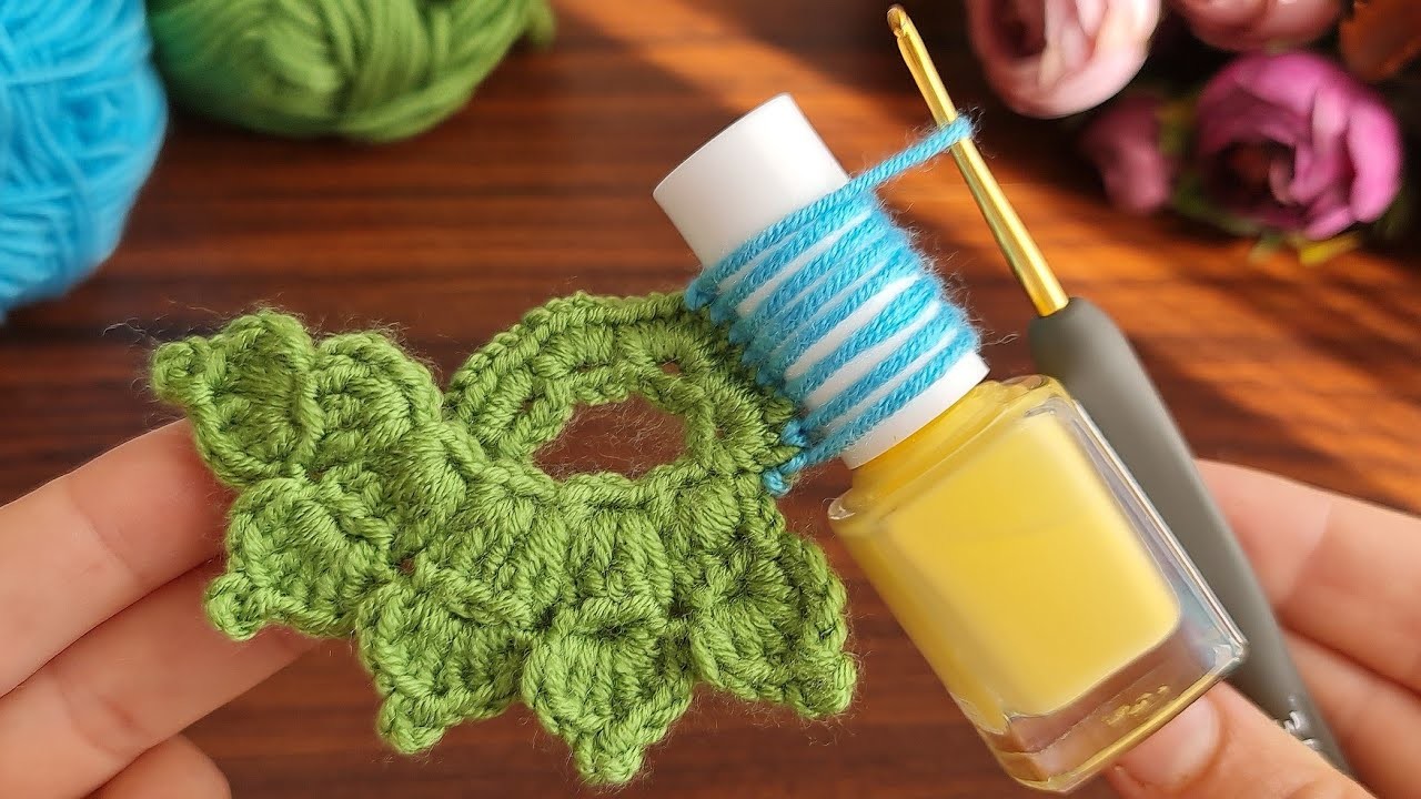Wow!! Super easy useful crochet knitting keychain ???? very easy idea ,sell and gift.