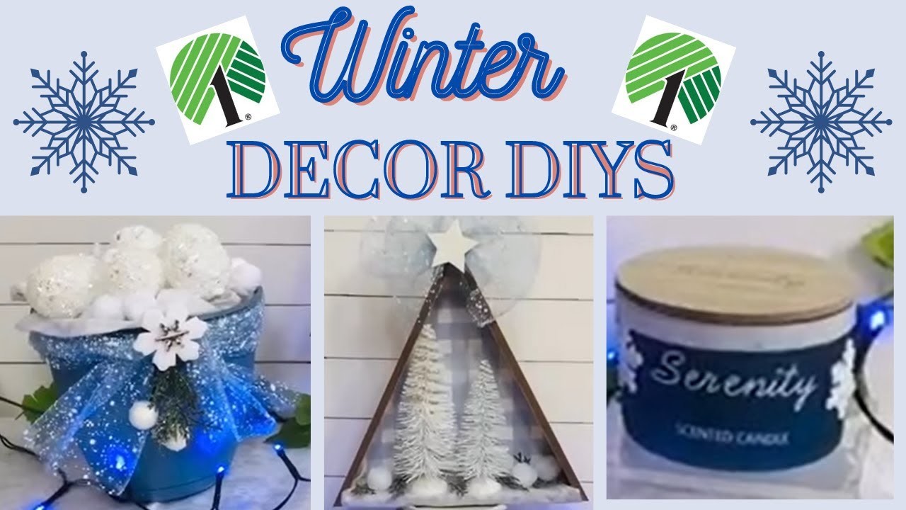 3 AFTER CHRISTMAS WINTER DIYs  l DOLLAR TREE DIYS | WINTER DECOR DIYs | SNOW BALLS DECOR DIYs
