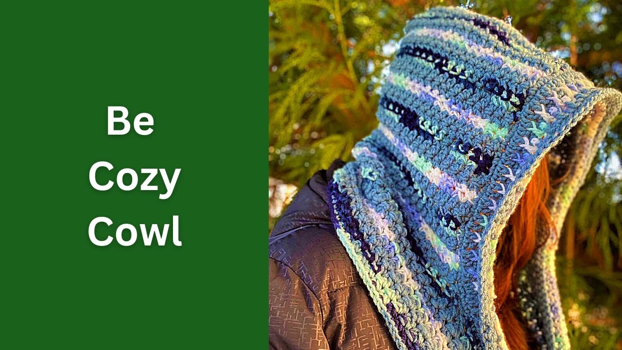 5. 1. Be Cozy Crochet Cowl- 12 Days of Cowls - Step by Step EASY CROCHET PATTERN