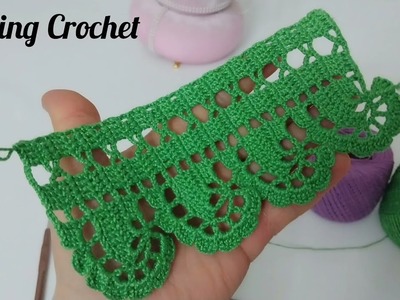 Adorable Lace knitting pattern you can learn. #laceknitting #knittingcrochet