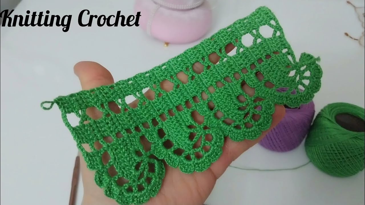 Adorable Lace knitting pattern you can learn. #laceknitting #knittingcrochet