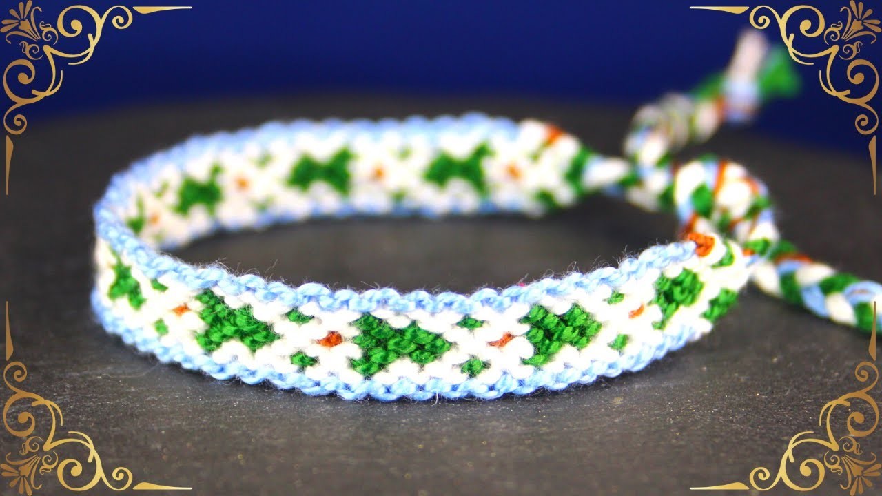 AMAZING !! Festive CHRISTMAS TREE | diy christmas bracelet | How to make a christmas bracelet