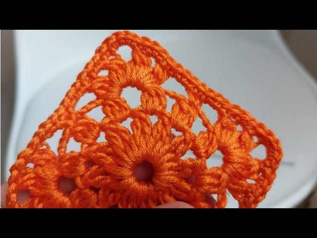 Amazing ???? ???? How to make a crochet square #crocheting #handmade #pattern #tutorial #knitting