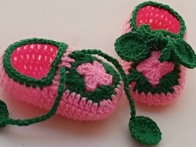 Baby booties crochet easy for beginners 0to6 month baby booties #crochet #baby #beginners #booties