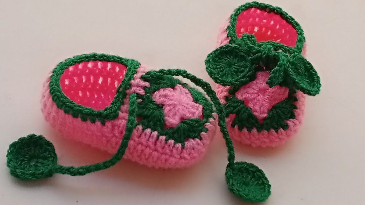 Baby booties crochet easy for beginners 0to6 month baby booties #crochet #baby #beginners #booties
