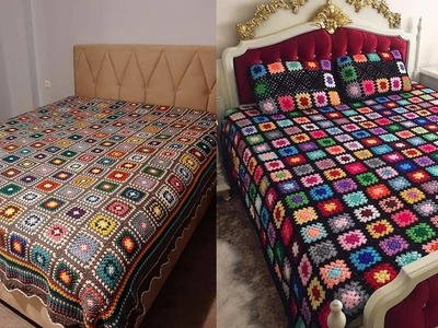 Beautiful ideas about comfy kukka bedspread free crochet pattern 2023