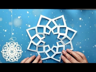 Beautiful paper snowflake MAKE IT christmas craft ideas easy craft paper snowflakes.rsnowflake✅❄