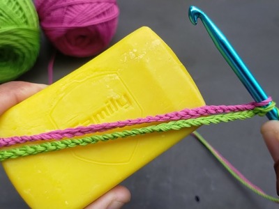 Brilliant Idea ???? | How to crochet Bath Soap from granny square crochet | Crochet, #82