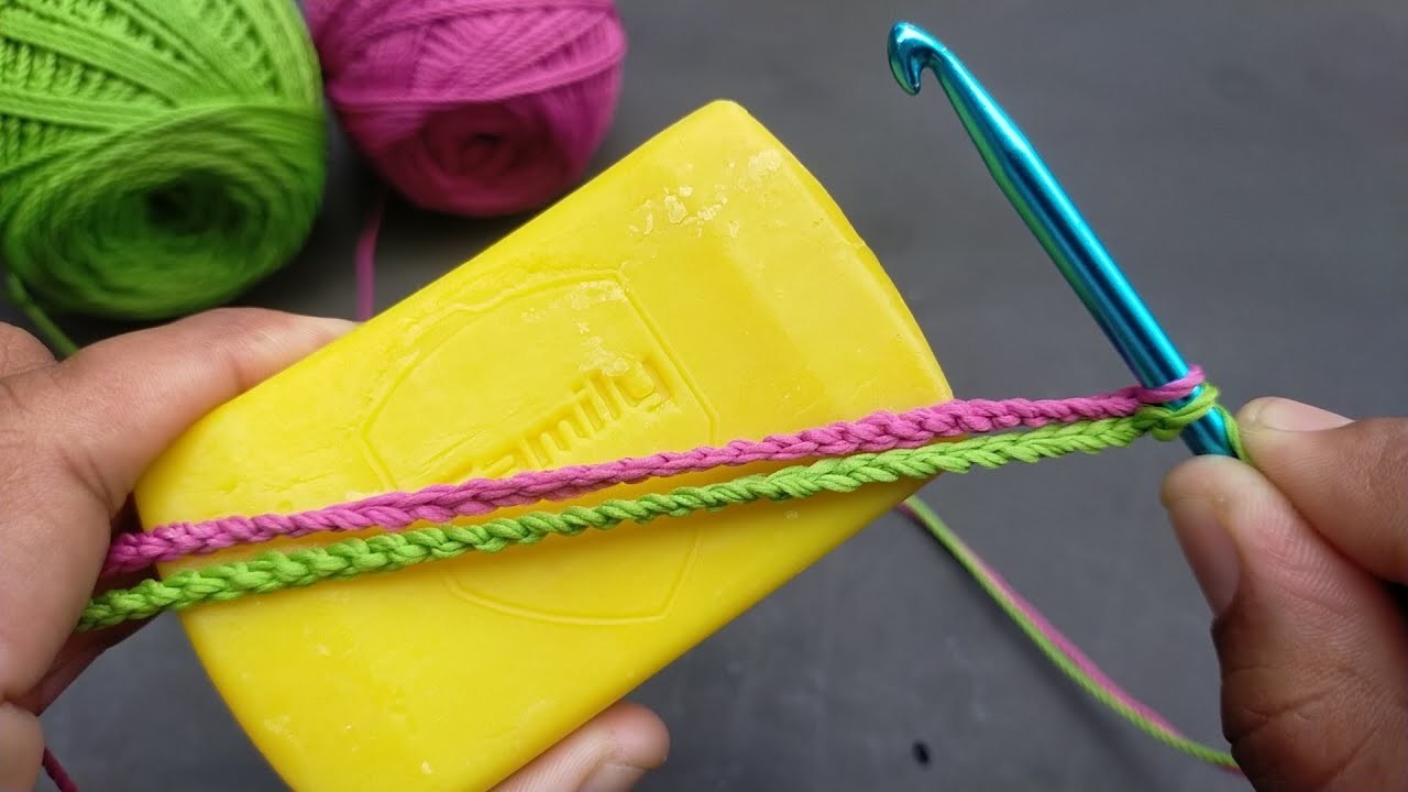 Brilliant Idea ???? | How to crochet Bath Soap from granny square crochet | Crochet, #82