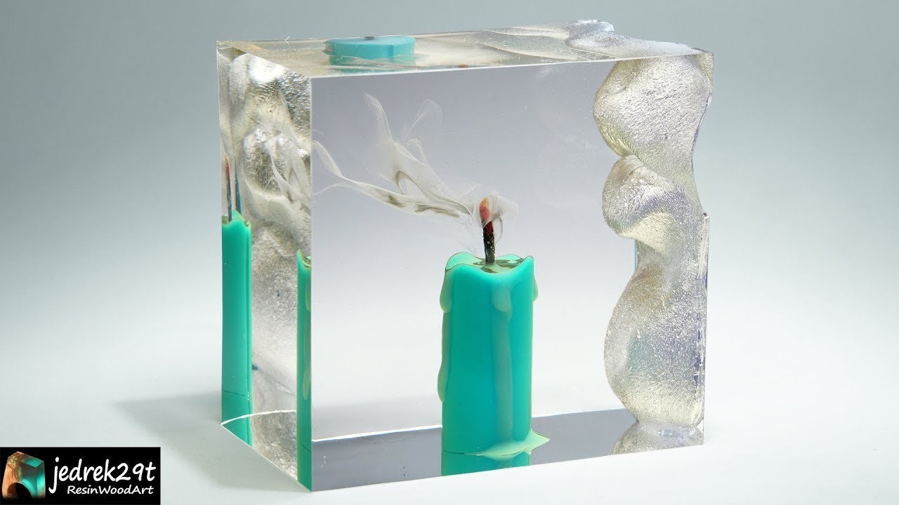 Candle SMOKE in Epoxy Resin. DIY the easy way. RESIN ART