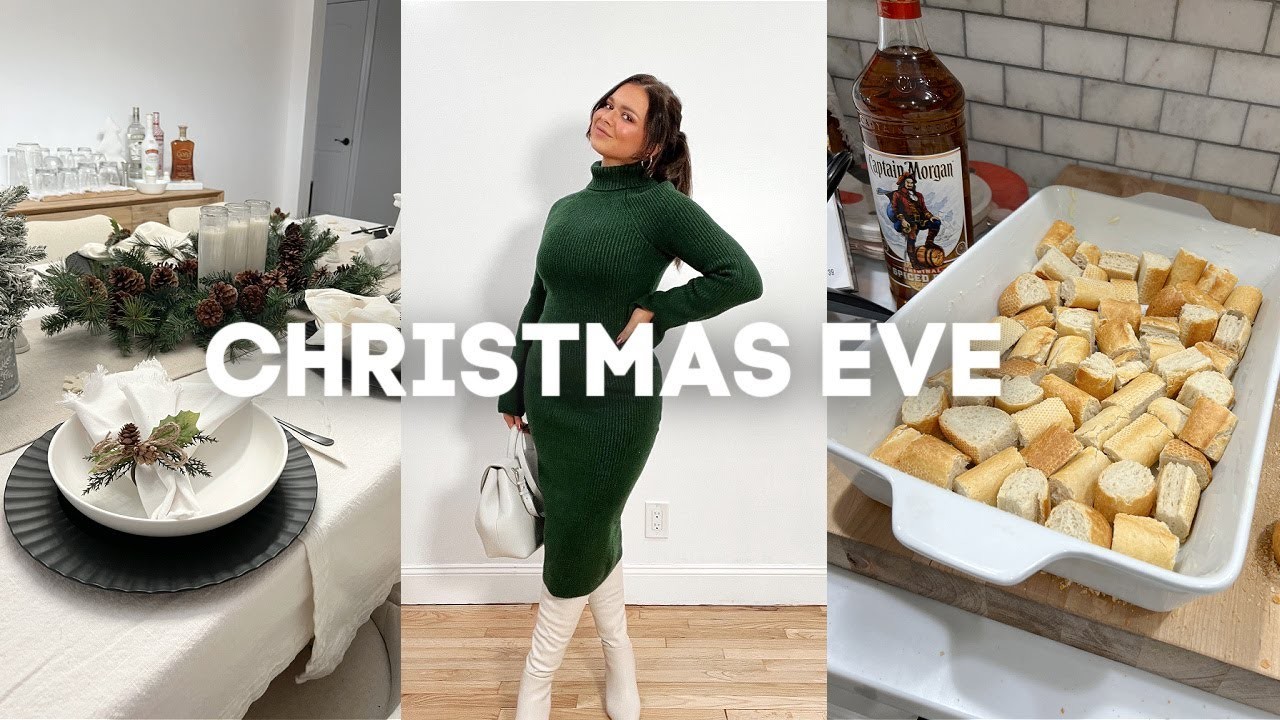 Christmas Eve Vlog! prepping the house to host, cooking & time with family