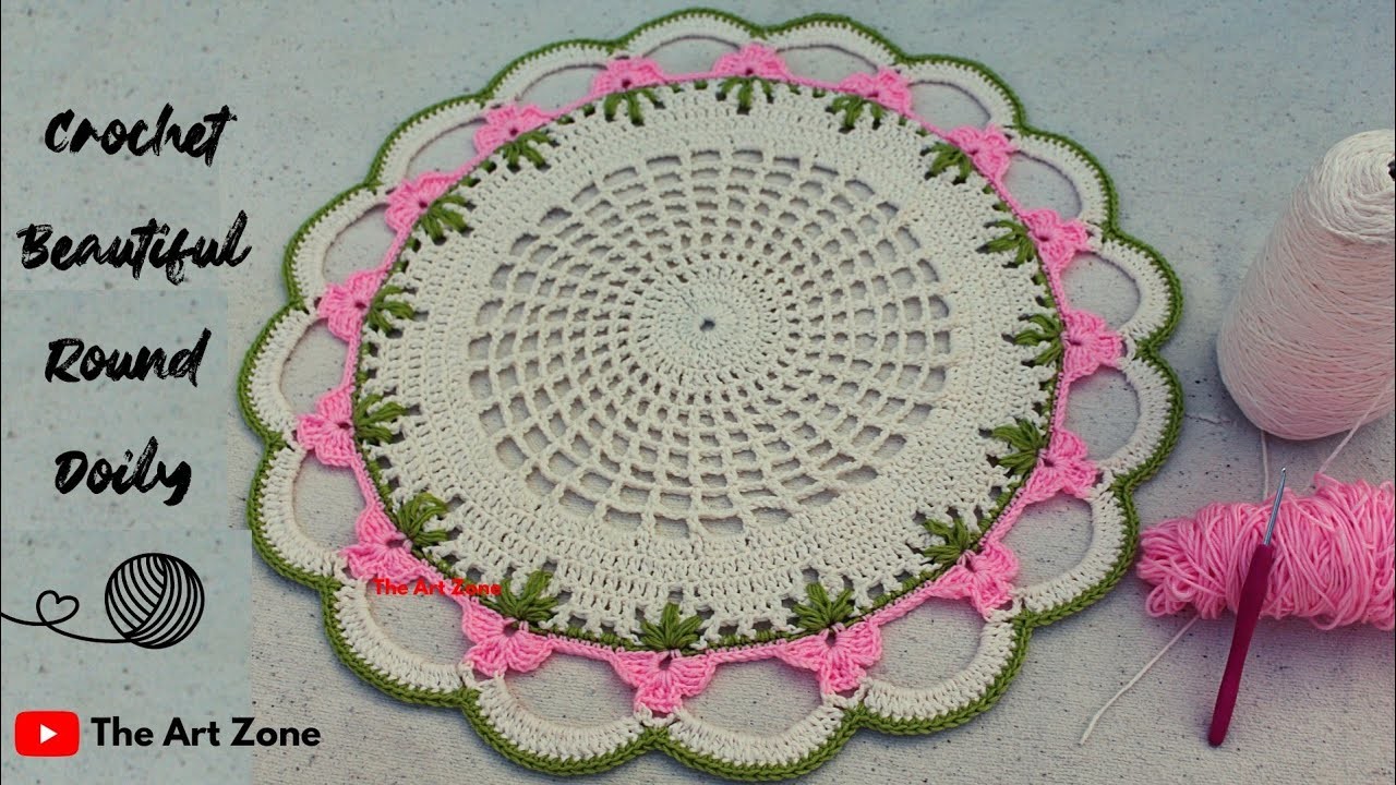 Crochet Centerpiece for Center Table | Crochet Centerpiece Doily Pattern Tutorial in English