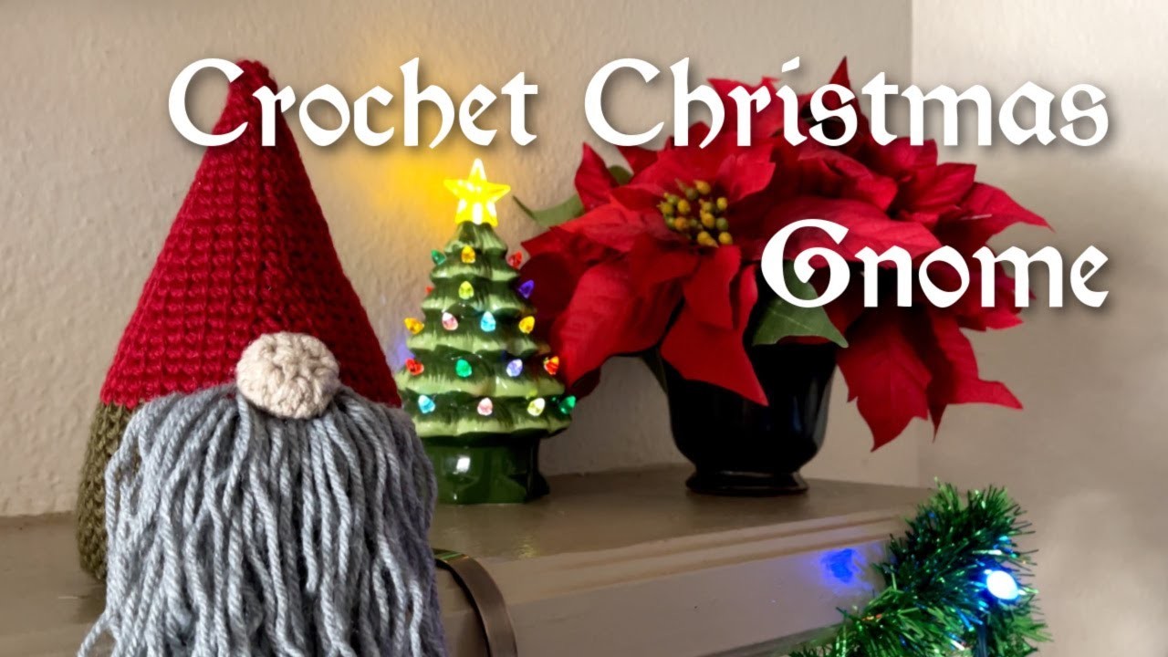 Crochet Christmas Gnome, Tomte, Nisse Pattern