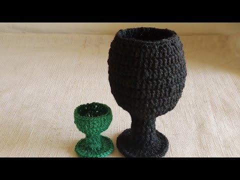 Crochet stand Glass ???????? easy crochet ???? pattern #